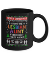 LGBT Merry Christmas From Lesbian Aunt Ugly Christmas Sweater Mug Coffee Mug | Teecentury.com