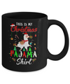 This Is My Christmas Pajama Llama Christmas Gifts Mug Coffee Mug | Teecentury.com
