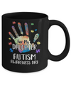 Support Autism Awareness For My Daughter Puzzle Gift Mug Coffee Mug | Teecentury.com