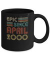 Epic Since April 2000 Vintage 22th Birthday Gifts Mug Coffee Mug | Teecentury.com