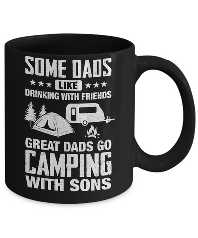 Great Dad Go Camping With Sons Father Day Gift Mug Coffee Mug | Teecentury.com