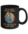 Nurse Not All Heroes Wear Capes My Daughter Wears Scrubs Vintage Mug Coffee Mug | Teecentury.com