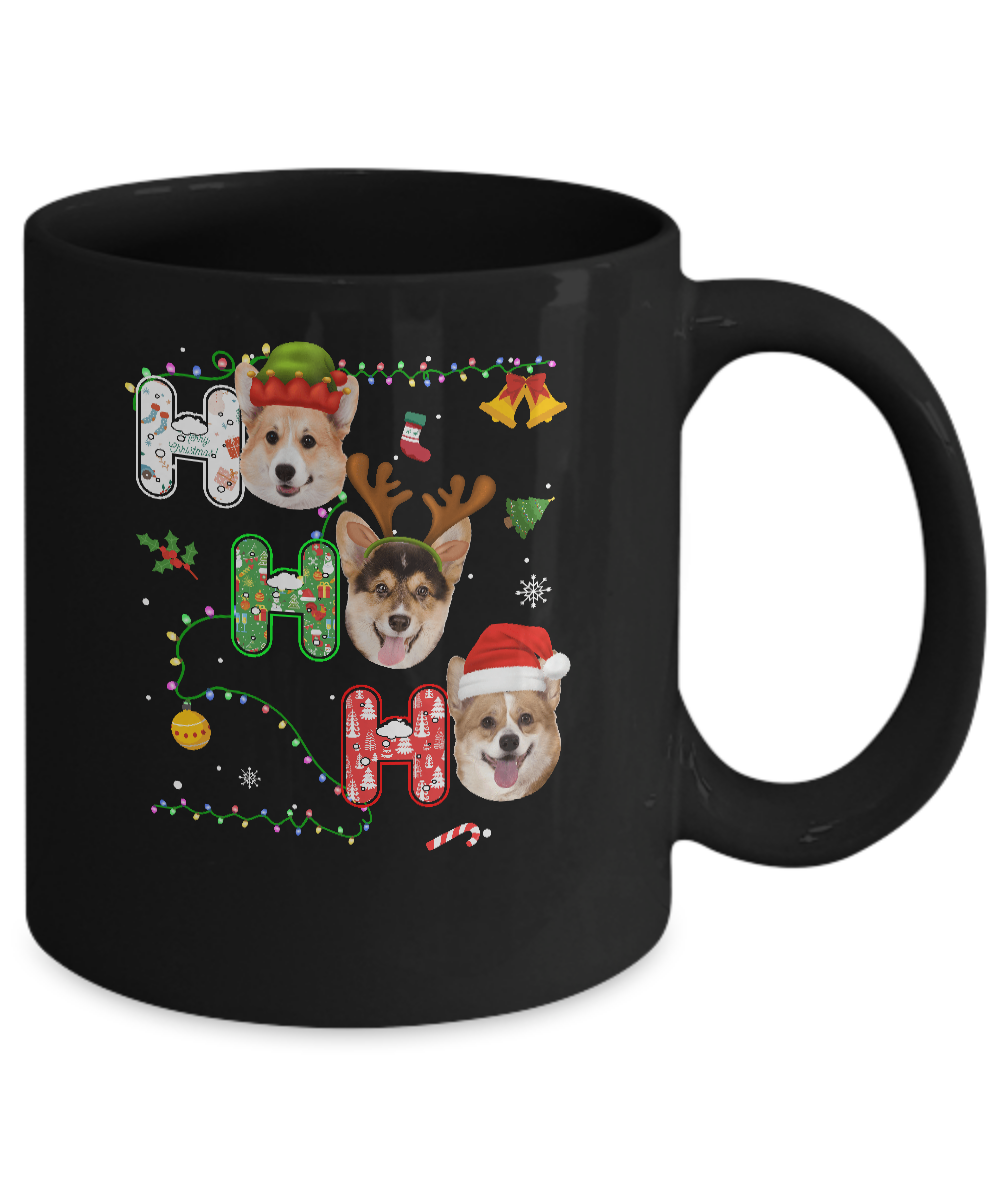 Christmas Ho Ho Ho Corgi Lover Funny Xmas Gift Mug Coffee Mug | Teecentury.com