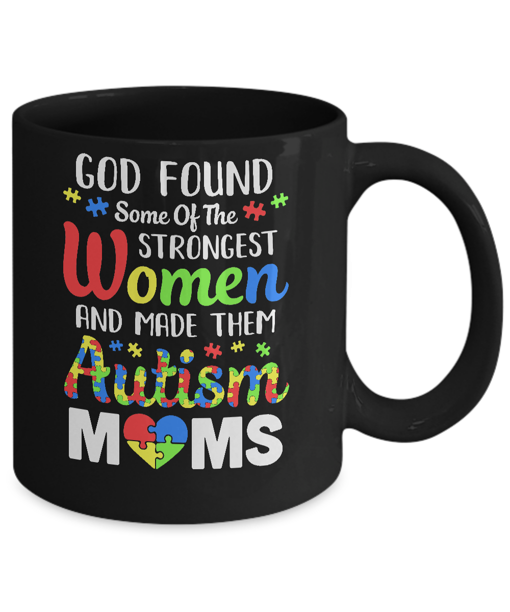 God Made Autism Mom Support Awareness Autistic Parents Mug Coffee Mug | Teecentury.com