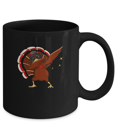Dabbing Turkey Funny Thanksgiving Mug Coffee Mug | Teecentury.com