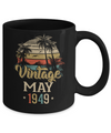 Retro Classic Vintage May 1949 73th Birthday Gift Mug Coffee Mug | Teecentury.com