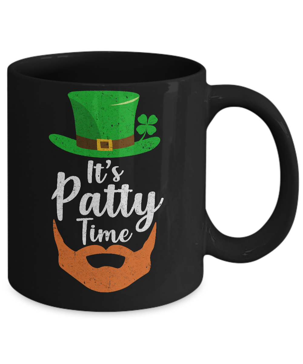 It's Patty Time Bearded Man St Patrick's Day Mug Coffee Mug | Teecentury.com