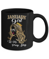 January Woman Lady Girl Wake Pray Slay Birthday Gift Mug Coffee Mug | Teecentury.com