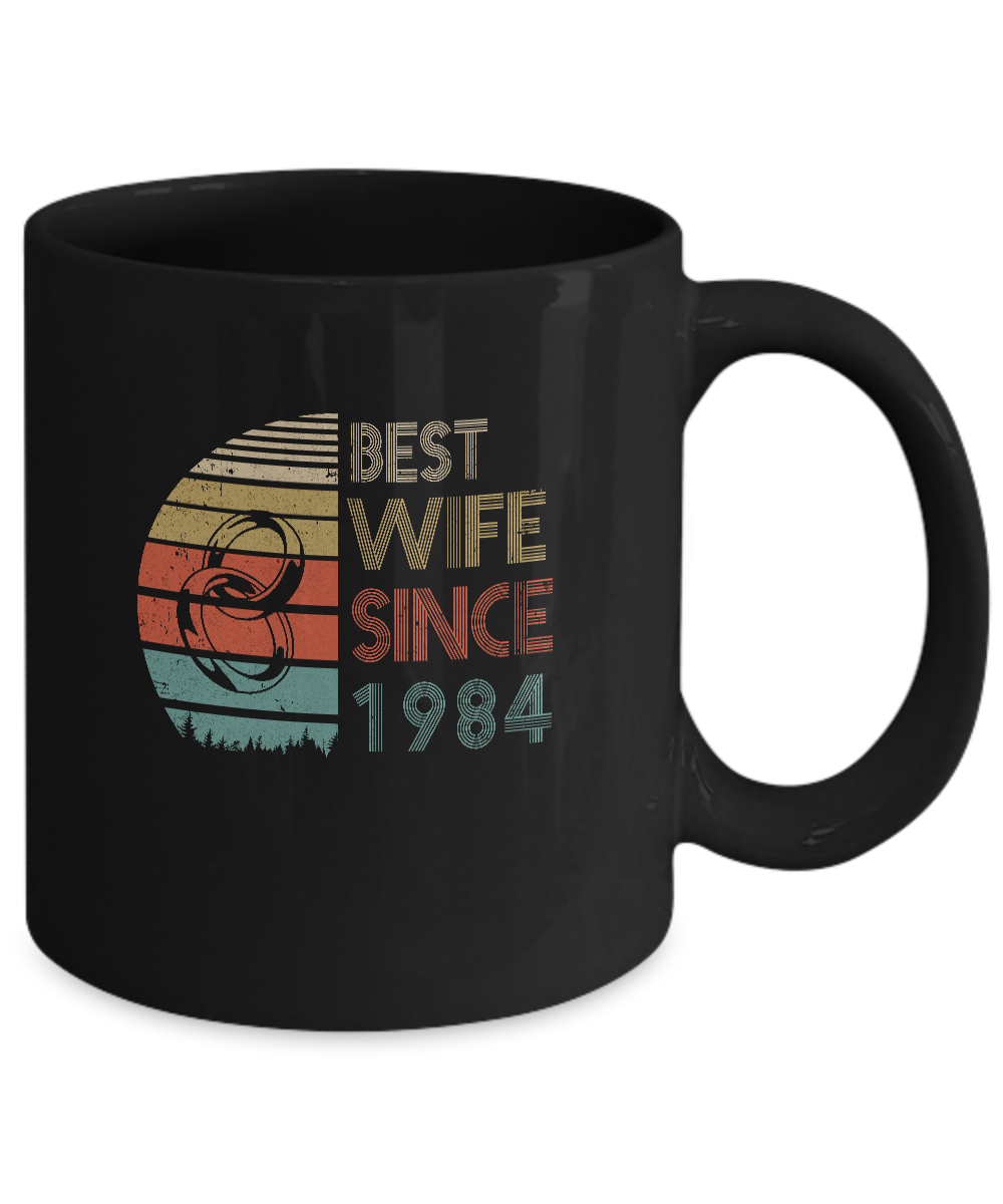 38th Wedding Anniversary Gifts Best Wife Since 1984 Mug Coffee Mug | Teecentury.com