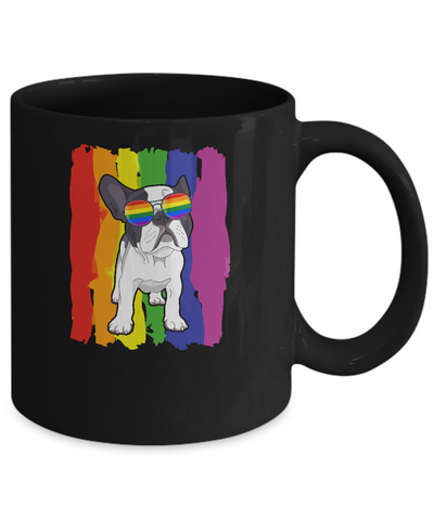 Funny Bulldog LGBT LGBT Pride Gifts Mug Coffee Mug | Teecentury.com