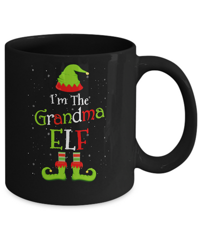 I'm The Grandma Elf Family Matching Funny Christmas Group Gift Mug Coffee Mug | Teecentury.com