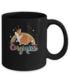 Corgicorn Corgi Unicorn Kids Space Galaxy Rainbow Mug Coffee Mug | Teecentury.com
