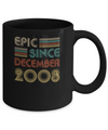 Epic Since December 2008 Vintage 14th Birthday Gifts Mug Coffee Mug | Teecentury.com