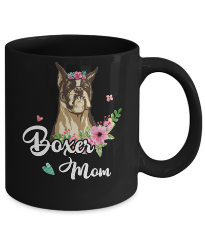 Boxer Mom Funny Dog Mom Gift Idea Mug Coffee Mug | Teecentury.com