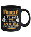 Funcle Funny Uncle Definition King Like A Dad Mug Coffee Mug | Teecentury.com