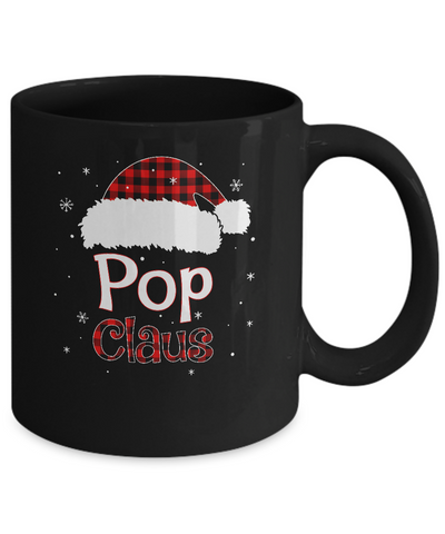 Santa Pop Claus Red Plaid Family Pajamas Christmas Gift Mug Coffee Mug | Teecentury.com