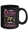 This Queen Makes 70 Look Fabulous 1952 70th Birthday Mug Coffee Mug | Teecentury.com