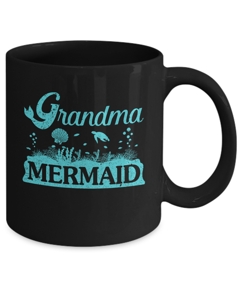 Grandma Mermaid Mug Coffee Mug | Teecentury.com