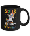 Sister Of The Birthday Girl Dabbing Unicorn Party Mug Coffee Mug | Teecentury.com