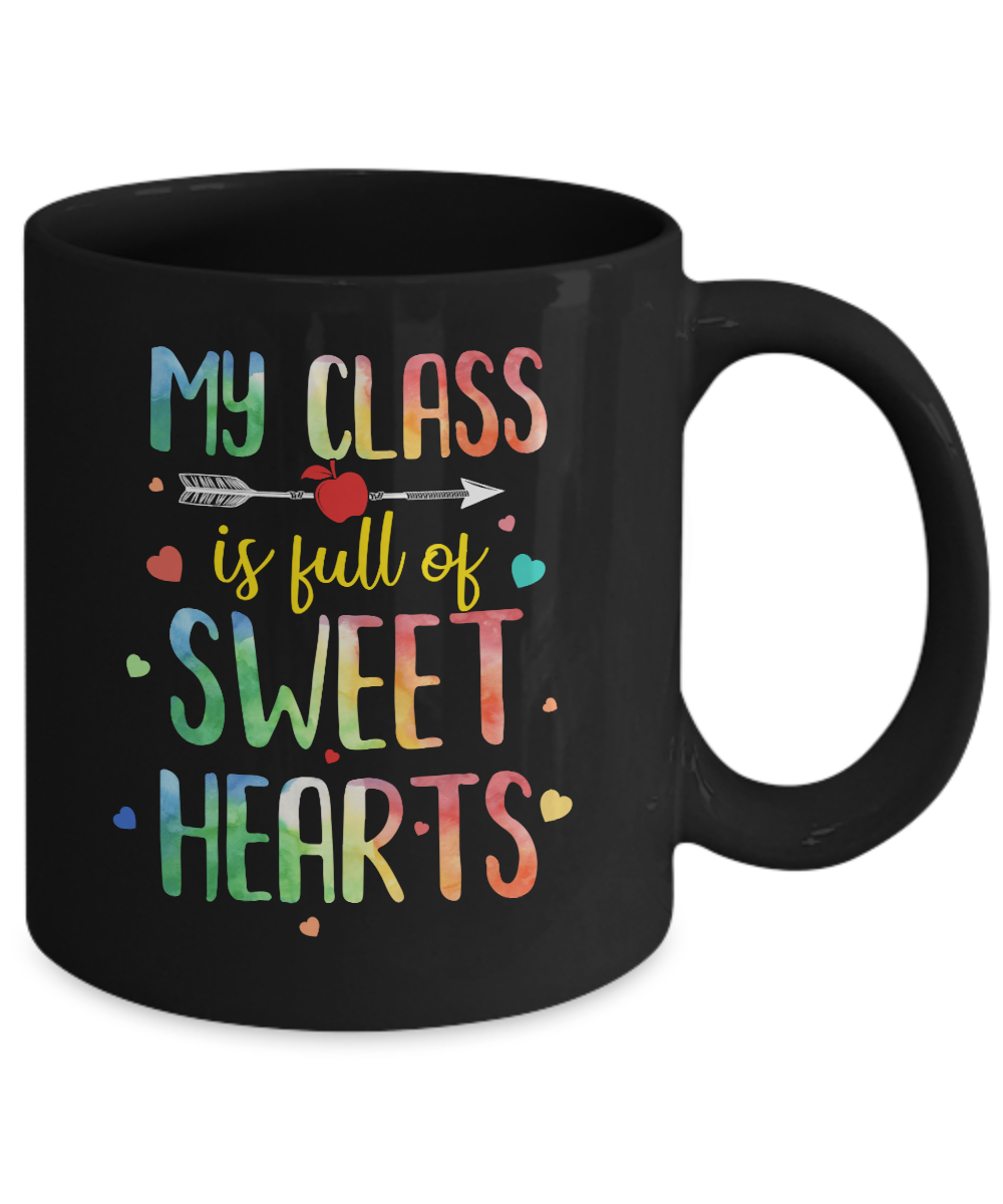 Valentines Day Teacher Class Full Of Sweethearts Mug Coffee Mug | Teecentury.com