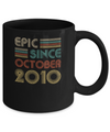 Epic Since October 2010 12th Birthday Gift 12 Yrs Old Mug Coffee Mug | Teecentury.com