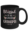 Funny Grandma Gifts Blessed To Be Called Grandma Mug Coffee Mug | Teecentury.com