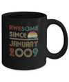 Awesome Since January 2009 Vintage 13th Birthday Gifts Mug Coffee Mug | Teecentury.com