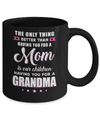 Only The Best Mom Get Promoted To Grandma Mothers Day Mug Coffee Mug | Teecentury.com