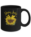 Librarian Library Lady Sunflower Lover Mug Coffee Mug | Teecentury.com
