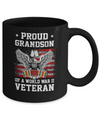 Proud Grandson Of World War 2 Veteran Patriotic Mug Coffee Mug | Teecentury.com