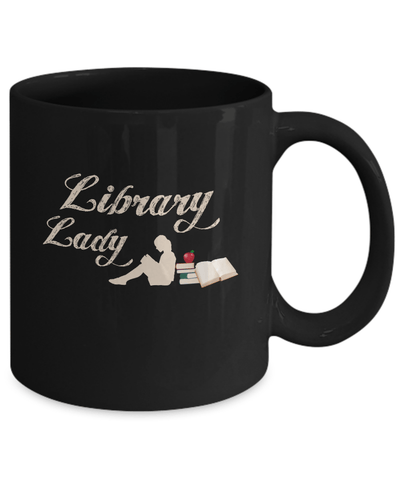 Library Lady Read Book Lover Mug Coffee Mug | Teecentury.com