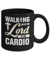 Walking With The Lord Is My Cardio Mug Coffee Mug | Teecentury.com