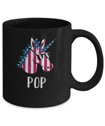 Patriotic Pop Unicorn Americorn 4Th Of July Mug Coffee Mug | Teecentury.com