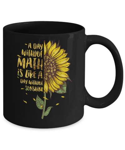 A Day Without Math Is Like A Day Without Sunshine Mug Coffee Mug | Teecentury.com