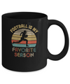 Football Is My Favorite Season Vintage Mug Coffee Mug | Teecentury.com