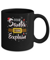 Dear Santa I Can Explain Funny Christmas Gifts Mug Coffee Mug | Teecentury.com