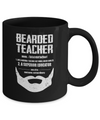 Bearded Teacher Like A Normal Teacher But Much Cooler Mug Coffee Mug | Teecentury.com