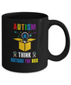 Autism Think Outside The Box Autism Awareness Mug Coffee Mug | Teecentury.com