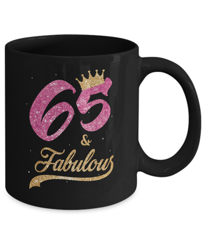 65 And Fabulous 1957 65th Birthday Gift Mug Coffee Mug | Teecentury.com