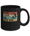 Vintage Reel Cool Pop Pop Fish Fishing Fathers Day Mug Coffee Mug | Teecentury.com