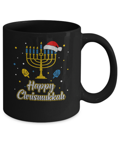 Christmas Ugly Hanukkah Sweater Menorah Happy Chrismukkah Mug Coffee Mug | Teecentury.com