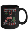 Santa Hat Flamingo Reindeer Ugly Christmas Sweater Mug Coffee Mug | Teecentury.com