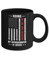 Home Of The Free Because My Granddaughter Is Brave Family Mug Coffee Mug | Teecentury.com