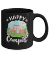 Happy Camper Flower Funny Camping Girl Gifts Mug Coffee Mug | Teecentury.com