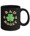 Bad And Boozy Funny St Patrick's Day Mug Coffee Mug | Teecentury.com