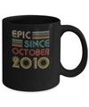 Epic Since October 2010 Vintage 12th Birthday Gifts Mug Coffee Mug | Teecentury.com