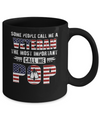 Some People Call Me A Veteran Pop Fathers Day Gifts Mug Coffee Mug | Teecentury.com