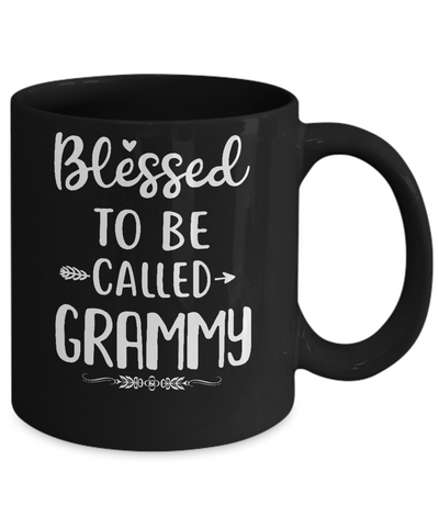 Funny Grandma Blessed To Be Called Grammy Mug Coffee Mug | Teecentury.com