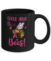 Check Your Boo Bees Funny Breast Cancer Mug Coffee Mug | Teecentury.com