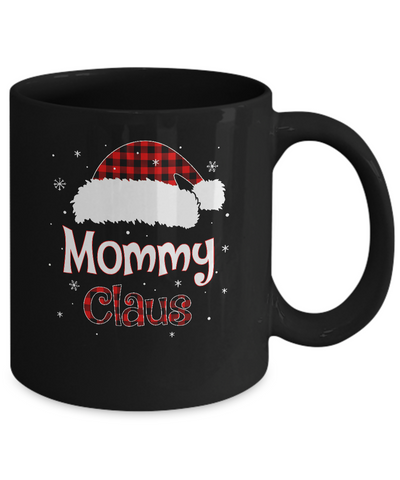 Santa Mommy Claus Red Plaid Family Pajamas Christmas Gift Mug Coffee Mug | Teecentury.com